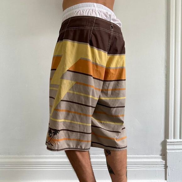 Vintage Y2K 00s Quiksilver Surf Long Baggy Board Shorts - Picture 1 of 7